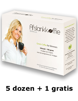 Afslankkoffie - 5 dozen + 1 gratis = 6 voor � 33,25 per doos