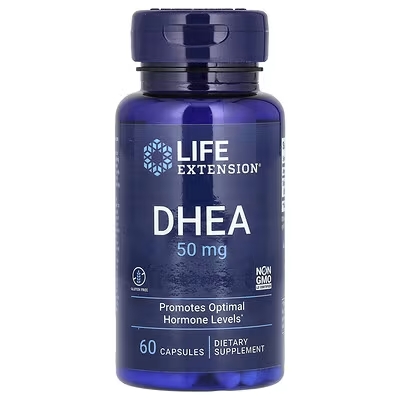 DHEA 50 mg, 60 capsules