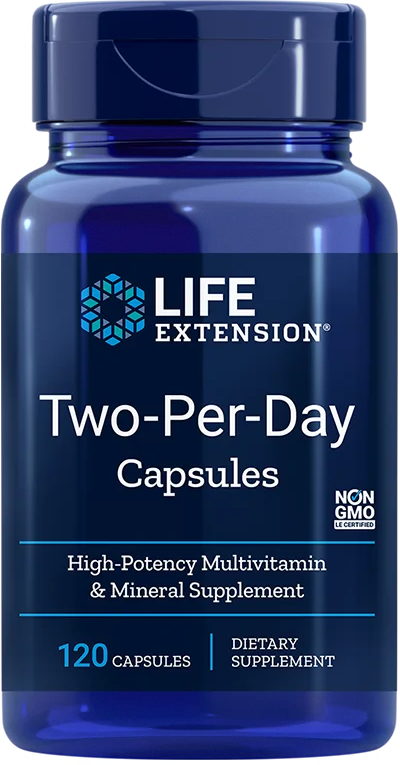 Two Per Day, Multivitamine, 120 capsules