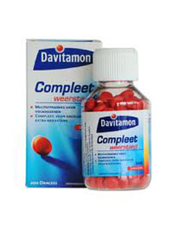Davitamon Compleet Weerstand - 8 x 100 st. (€ 7,56 per stuk) Davitamon Compleet Weerstand - 8 x 100 st. (€ 7,56 per stuk)