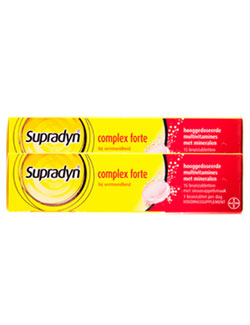 Supradyn Complex Forte - 15 bruistabletten (2 Pack - € 6,35 / st.) Supradyn Complex Forte - 15 bruistabletten (2 Pack - € 6,35 / st.)
