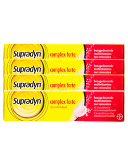 Supradyn Complex Forte - 15 bruistabletten (4 Pack - € 5,95 / st.) Supradyn Complex Forte - 15 bruistabletten (4 Pack - € 5,95 / st.)