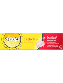Supradyn Complex Forte - 15 Bruistabletten Supradyn Complex Forte - 15 Bruistabletten