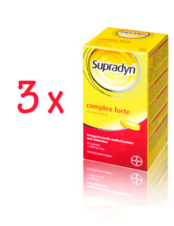 Supradyn Complex Forte - 35 tabletten (3 pack - € 8,31 / st.) Supradyn Complex Forte - 35 tabletten (3 pack - € 8,31 / st.)