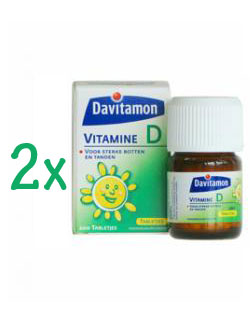 Davitamon Vitamine D - 200 Tabletten (2 pack - € 5.95 / st.) Davitamon Vitamine D - 200 Tabletten (2 pack - € 5.95 / st.)