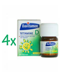 Davitamon Vitamine D - 200 Tabletten (4 pack - € 5,45 / st.) Davitamon Vitamine D - 200 Tabletten (4 pack - € 5,45 / st.)